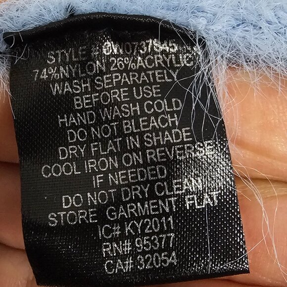 Sanctuary Light Blue Fuzzy Sweater - Picture 12 of 13